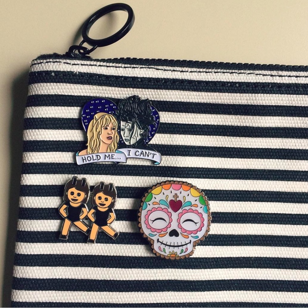 Gypsy Warrior Edward & Kim Enamel Pin - Picture 2 of 5